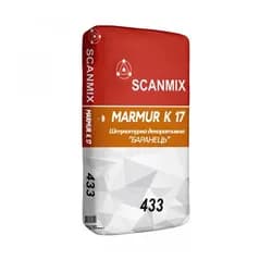 Штукатурка минеральная SCANMIX MARMUR K17 25кг - PRORAB