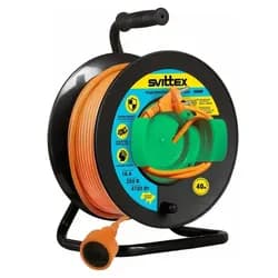 Удлинитель на катушке SVITTEX 2*2,5мм 16А 4100Вт черный SV-020-В - PRORAB