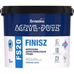 Шпаклевка SNIEZKA Acryl-Putz FS20 финиш 5кг - PRORAB
