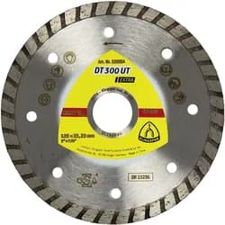Круг алмазный отрезной Klingspor Extra DT 300 UT 125х22 Турбо (ун1иверсал) - PRORAB