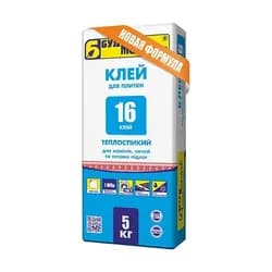 Клей для каминов и печей БУДМАСТЕР Клей-16 5кг - PRORAB