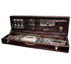 Набор шампуров в деревянном кейсе 'SAGA' - PRORAB