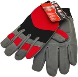 Перчатки HAISSER из искусственной кожи с манжетами и застежкой 211525 - PRORAB