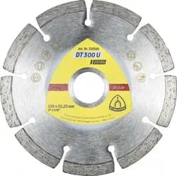 Круг алмазный отрезной Klingspor Extra DT 300 U 125х22 (универсал) - PRORAB