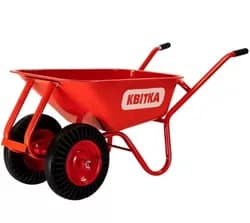 Тачка садовая 2-х колесная КВІТКА PRO Formula 1 Expert (100 л, 180 кг, СК) (110-4076) - PRORAB