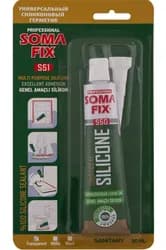 Силикон SOMA FX 50мл прозрачный - PRORAB