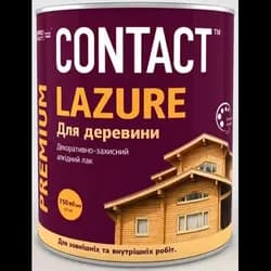Лазурь для дерева Каштан 0,75кг ДНЕПР КОНТАКТ - PRORAB