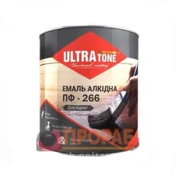 Эмаль алкидная для пола ДНЕПР-КОНТАКТ ULTRAtone ПФ-266 красно-коричневый 2,8 кг - PRORAB