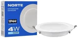 Светильник ЛЕД NORTE круг 1-NDP-1600 4W 5000К - PRORAB