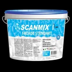 Краска фасадная SCANMIX Facade Standart 5л (7кг) - PRORAB