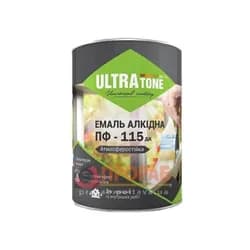 Эмаль алкидная ДНЕПР-КОНТАКТ ULTRAtone ПФ-115 светло-зеленый 0,9 кг - PRORAB