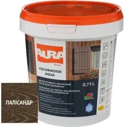 Лазурь для древесины AURA ColorWood 0,75л палисандр - PRORAB