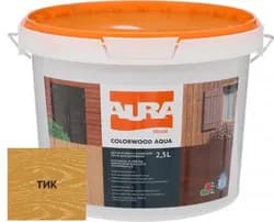 Лазурь для дерева AURA ColorWood 2,5л тик - PRORAB