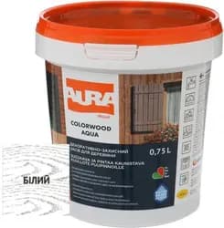 Лазурь для дерева AURA ColorWood 0,75л белый - PRORAB
