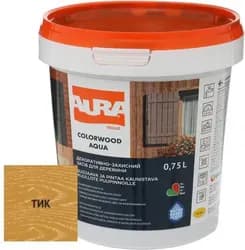 Лазурь для дерева AURA ColorWood 0,75л тик - PRORAB