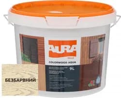 Лазурь для дерева AURA ColorWood 9л бесцветный - PRORAB