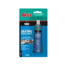 Силикон тюбик AKFIX 100Е 50мл белый - PRORAB