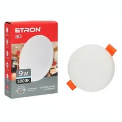 Светильник LED NORTE круг 1-EDP-601 9W 5000К 3D ROUND - PRORAB