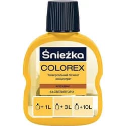 Краситель SNIEZKA Colorex 100мл 63 орех светлый - PRORAB