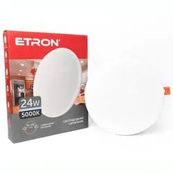 Светильник LED ETRON Decor Power 24w 5000K круг 1-EDP-614 - PRORAB