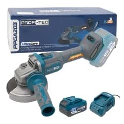 Аккумуляторная углошлифовальная машина PROFI-TEC PPGA203 BC20V - PRORAB
