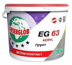 Грунтовка ANSERGLOB EG63 Beton Kontakt 5л - PRORAB