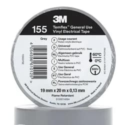 Изоляционная лента 3M серая original 19мм*0,13*20м - PRORAB