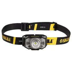 Ліхтарик налобний SIGMA LED 300Lm 1200мАг з сенсором 5390251 - PRORAB