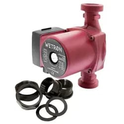 Насос циркуляционный WETRON 100Вт 6м 50л/мин 180мм бордо.+гайки 774232 - PRORAB