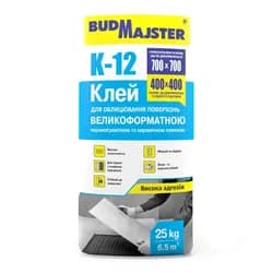 Клей для плитки БУДМАЙСТЕР Клей-12 25кг - PRORAB