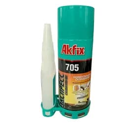 Клей с активатором AKFIX 705 для МДФ и дерева 400мл+100мл - PRORAB
