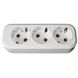 Колодка LUXEL 3-я из заземл. 7131 - PRORAB