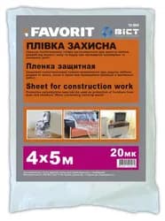 Пленка защитная FAVORIT 4*5м 19мк/20мк 10-804 - PRORAB