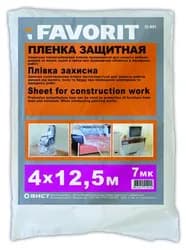 Пленка защитная FAVORIT 4*5м 7мк 10-800 - PRORAB