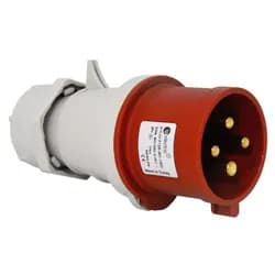 Вилка силовая TP electric 16А/4 (3Р+РЭ) IP44 - PRORAB
