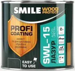 Лазурь SMILE SWL -15 0.75л каштан - PRORAB