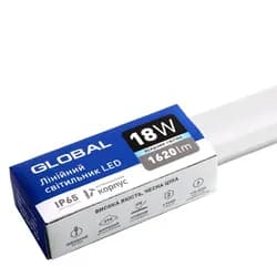 Светильник ЛЕД ГЛОБАЛ Batten Light 18W 5000K IP65 пластик - PRORAB