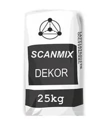 Штукатурка декоративная SCANMIX DEKOR короед 25кг белая - PRORAB