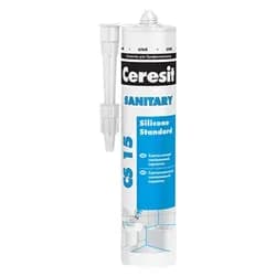 Герметик силиконовый CERESIT CS-15 санитарный 280мл прозрачный - PRORAB