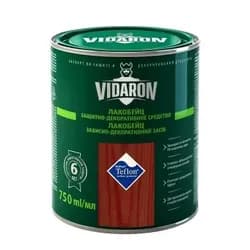 Деревозащитное средство VIDARON лакобейц натуральный тик 0,75л - PRORAB