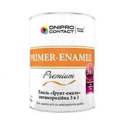 Эмаль антикоррозионная 3 в 1 ДНЕПР-КОНТАКТ черный 0,9 кг - PRORAB image-4