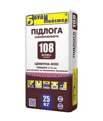 Самовыравнивающаяся смесь БУДМАСТЕР Доливка-108 25кг - PRORAB