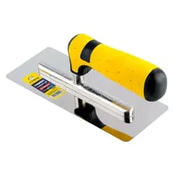 Гладилка з нержавіючої сталі для Венеціанської штукатурки 80x200 мм двокомпонентна ручка Сталь - PRORAB