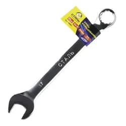 Комбинированный ключ СТАЛЬ зеркало 17мм 48463 - PRORAB