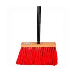 Метла полипропиленовая 230х45мм, деревянный черенок (Украина) 70-588 - PRORAB image-2