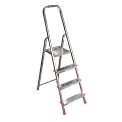 Стрем’янка алюмінієва вільностояча BUDFIX 04104 4 сход. Роб. висота 2,76 m,3,1 кг - PRORAB