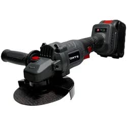 Акумуляторна кутова шліфувальна машина AG 21-125BC, FORTE,  безщіткова,  в комплекті 2 батареї 4.0 А та зарядний пристрій, кейс, диск-125мм, 3,37кг - PRORAB