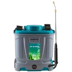 Оприскувач акумуляторний FORTE CF-5 PRO 8АН/12V, робочий тиск 2-4Bar, об'ем 5л ,вага 5,5кг - PRORAB