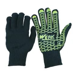 Перчатки WERK HB черные, желтые ПВХ WE2165 - PRORAB