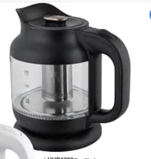 Електрочайник GRUNHELM EKG-25011B скло 1,2л, чорний, 1630Вт - PRORAB